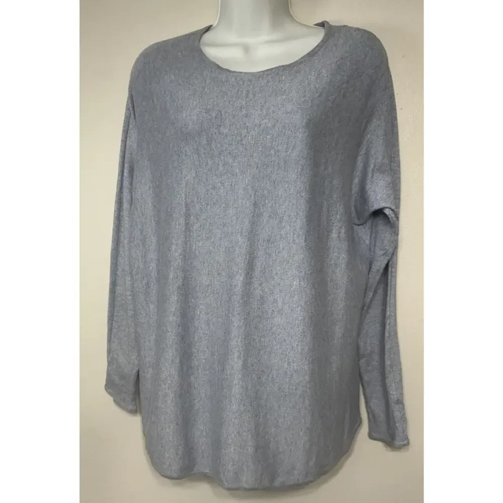 Michael Kors Sweater Women’s Size Medium Chambray Pull-over Long Sleeve NEW